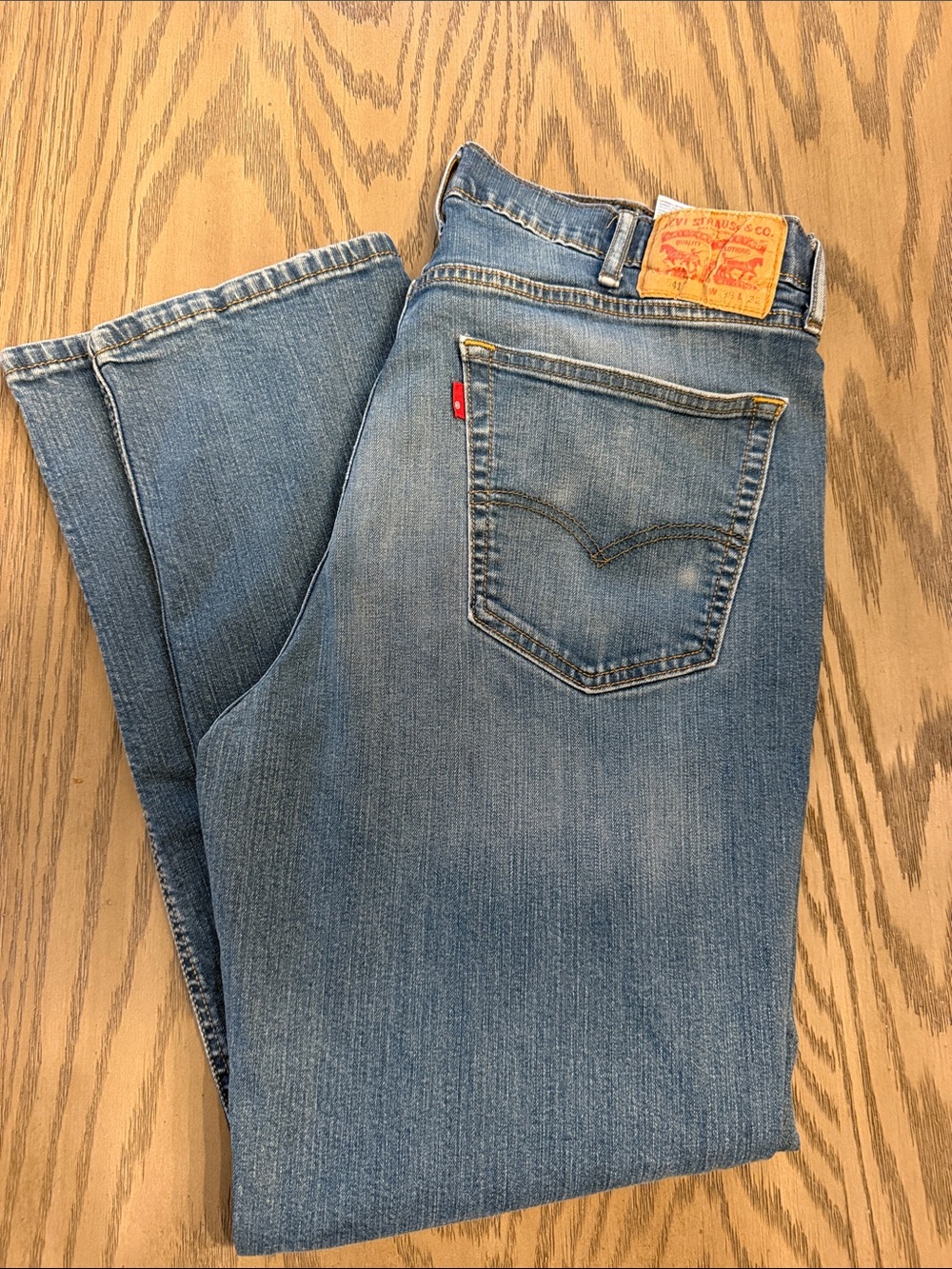 Levi's Light Blue Straight-Leg Men's Jeans